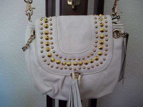 NEW **ALDO ROSSY**Leather BAGS From ITALY-HIGH QUALITY, GREAT DESIGN- WHITE