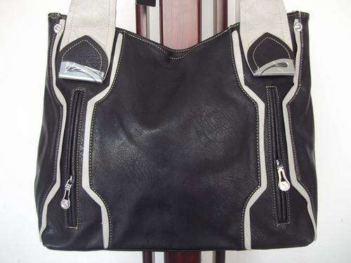 LATE ENTRY**NEW ARRIVALS*Stunning Ladies HIGH QUALITY Bag in BLK & GREY Excellent quality!