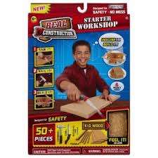 **The hottest Toys for 2014** Real construction STARTER WORKSHOP-SAW IT, NAIL IT, BUILD IT!!