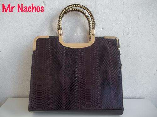 LATEST TREND** mock Snake skin PATENT**designer BAGS From ITALY-For the STYLISH women-