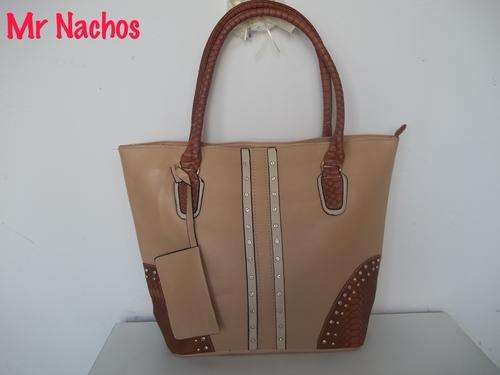 Luxury colourblock handbag natural Tan- For the stylish EXECUTIVE Lady! You'll simply fall in Love