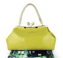 Luxury Vintage handbag in HI GLOSS PATENT Leather-For a stylish sparkle! You'll simply fall in Love!