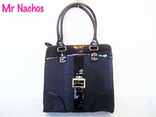 **Late entry**LATEST TREND** mock Snake skin PATENT**designer BAGS From ITALY-For the STYLISH women-