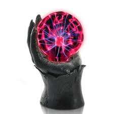 Fantasy PLASMA BALL in GRASPING HAND-High quality with touch response. Makes a great xmas Gift!