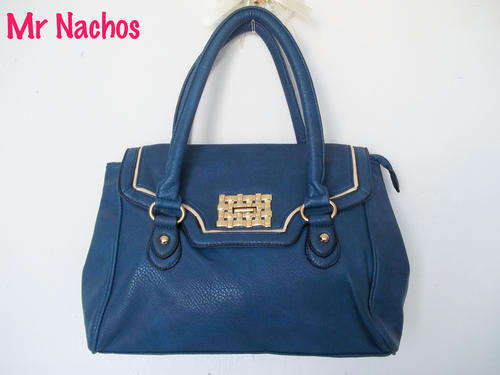 Classy and Chic ladies block bag in turquoise - Timeless elegance-Great quality!Great Buy!