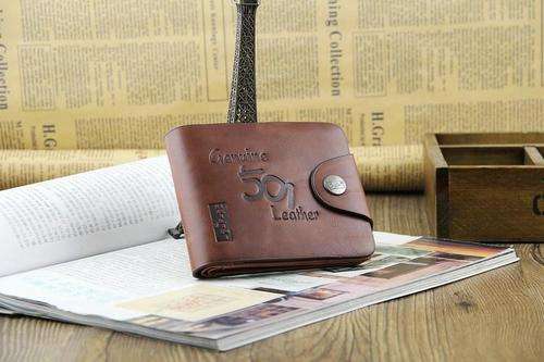 *NEW*Mens Genuine Leather wallet- Brown, Has many compartments to carry all your belongings!