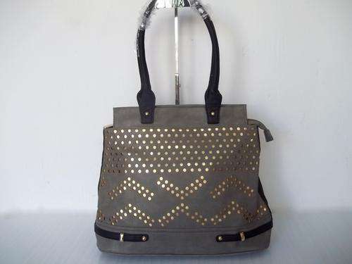 ***NEW ARRIVALS*Stunning Ladies hand bag in Grey and Gold.  A Great buy! Excellent quality!