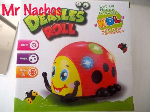 JUST ADORABLE**Brand New BUMP & GO musical Bettle, with 3D lights!- Teach Baby the Fun way!