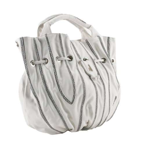 **NEW ARRIVAL**Jacky&Celine**Pure Luxury Italian Ladies handbag in White. Must have Elegance!