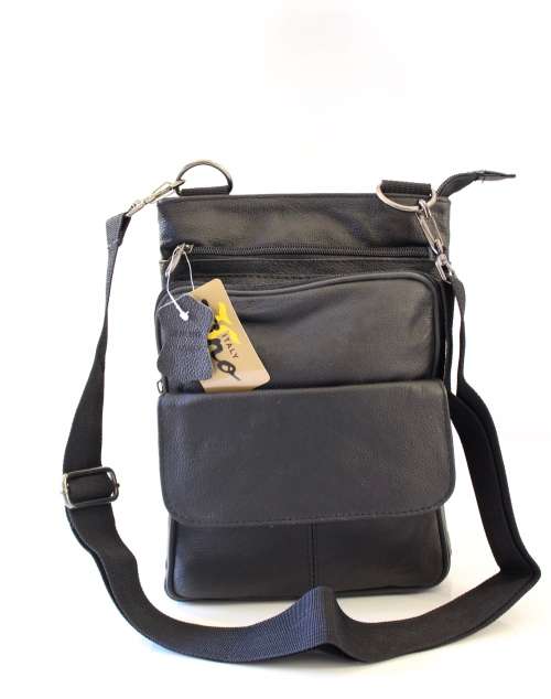 100% Genuine leather Shoulder/Messanger Bag- Enough room for all essentials!