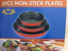 3 PIECE NON-STICK BAKING PLATES- Multiple of uses, Retails at R150.00
