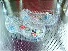 Adorable Kiddies summer plastic shoes, size 4