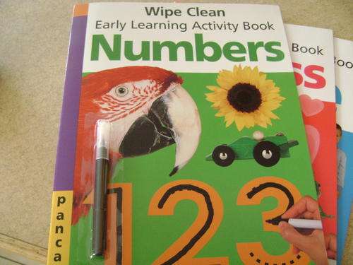 Wipe Clean - Early Learning Activity Book- NUMBERS