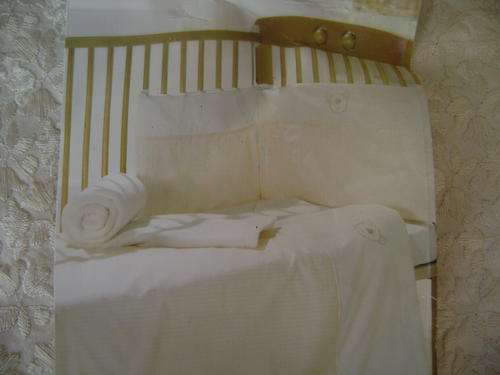 LAST ONE!4 piece Baby Cot Set-Incl 4 tog quilt,Bumper,flannette Sheet ,fleece blanket. 100% cotton