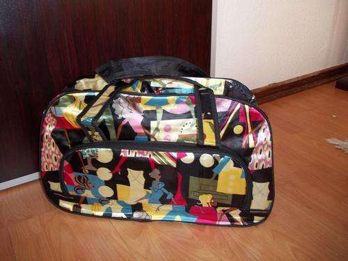 Beautiful very large satin finish travel bag- A great accessory