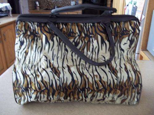 Beautiful very large satin finish travel bag- A great accessory