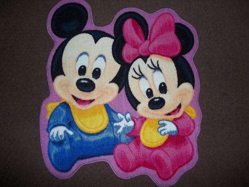 Disney Baby Mickey and Baby Minnie FLOOR RUG. Absolutely Adorable. Great for the babes room!!