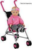 Attractive Doll Stroller -included**Free suprise gift to delight any young lady**