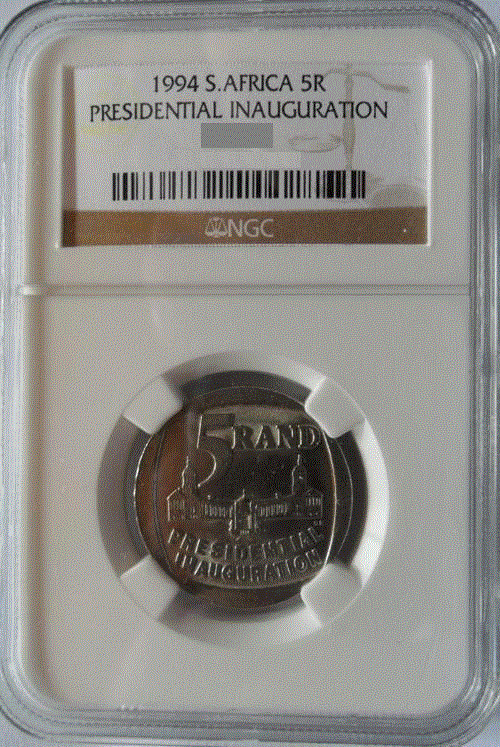 1994 Inauguration R5 Graded MS61 And MS 62 *Building in front* One Bid for both