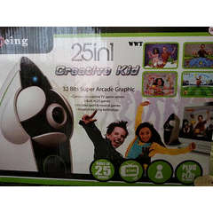 Creative kid 25 in 1 Camera Interactive TV Game system with 25 built in games -music and sport games