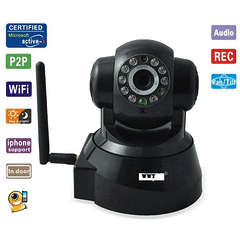 New IP Wireless Security Camera with Night vision, Motion detection, WiFi, Audio, Pan/Tilt, Colour