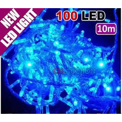 NEW 10M 100 LED Blue lights