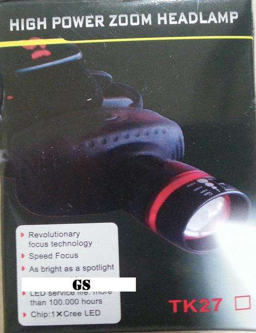 High Power Zoom Headlamp with 3 modes