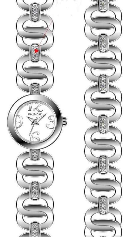 Exquisite Hallmark Ladies Silver watch and bracelet Combo**R1599** with FREE GIFT BOX