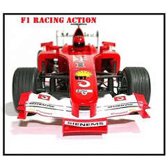 **LARGE 1:10th Scale** Red F1 Radio Control race car - Comes with 4 spare racing tyres