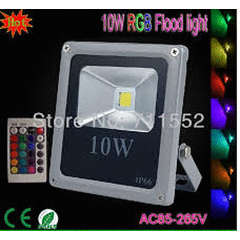 10W LED RGB, Floodlight, New, Slim Version with Remote!!!