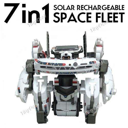 7 in 1 solar rechargeable space fleet