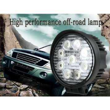 2pcs 27W Spot Beam LED Work Light Bar Offroad Driving Lamp UTE ATV 4WD