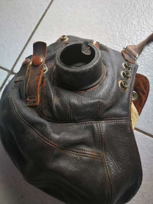 WW2 Pilot Helmet, Pilot wings, 303 Bandolier and 303 Clips