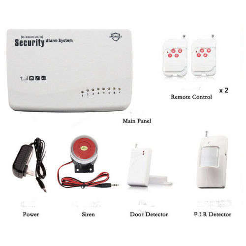 Smart Voice Wireless GSM Home Security Burglar Alarm System Auto Dialer Kits