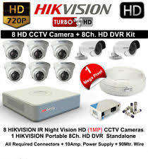 HIKVISION 8 CHANNEL  Turbo3 HD/AHD CCTV KIT. (1280×720P).