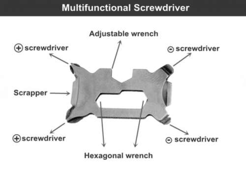 Perfect for Father's Day: Survival paracord bracelet with compass, flint and multitool