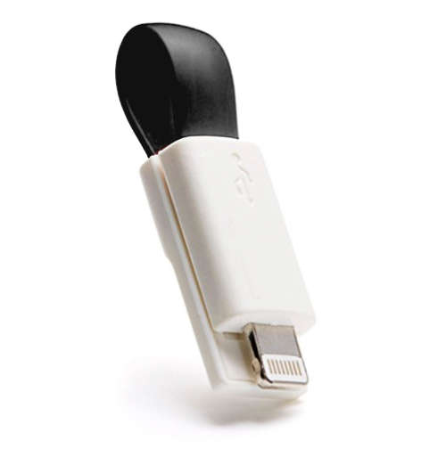 Tiny keyring phone charger - for iOS