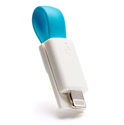 Tiny keyring phone charger - for iOS