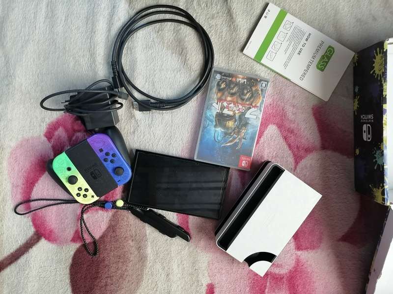 Nintendo switch oled splatoon limited edition