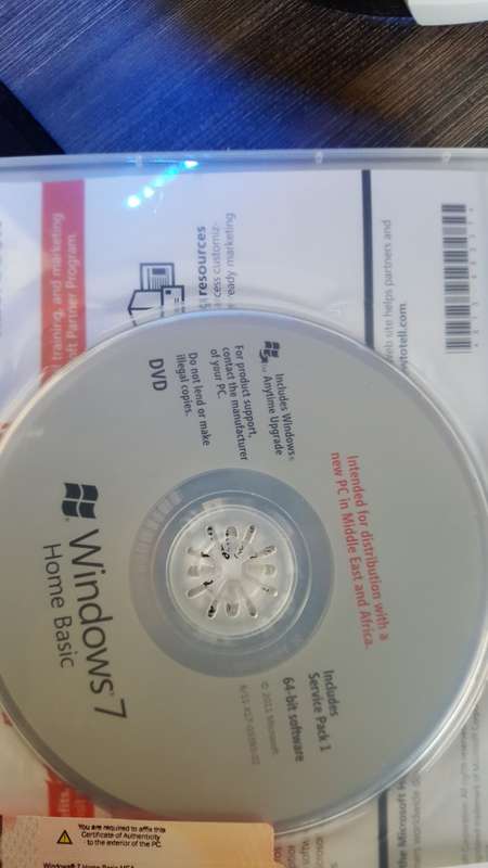 Windows 7 Home Basic 64 bit