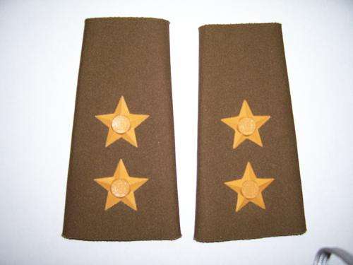 LIEUTENANT RANK, RUBBERIZED, SANDF,FIELD DRESS
