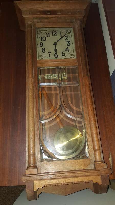 Non working wall Clock Sopra with nice glass work