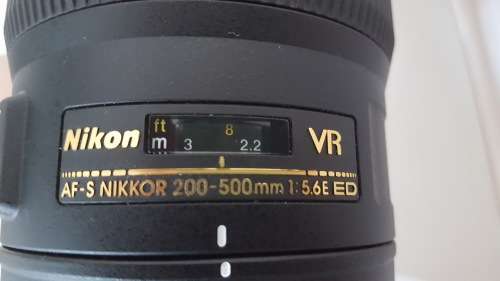 Nikon Lens AF-S 200-500mm F/5.6E VR Zoom Lens