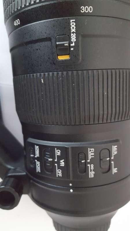 Nikon Lens AF-S 200-500mm F/5.6E VR Zoom Lens