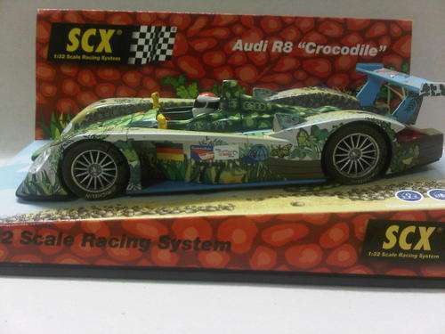 1:32 SLOT CAR SCX AUDI R8 CROCODILE