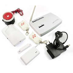 Compete Intelligent GSM Alarm System with 6 Wireless PIR Sensors--6 Month Warranty--
