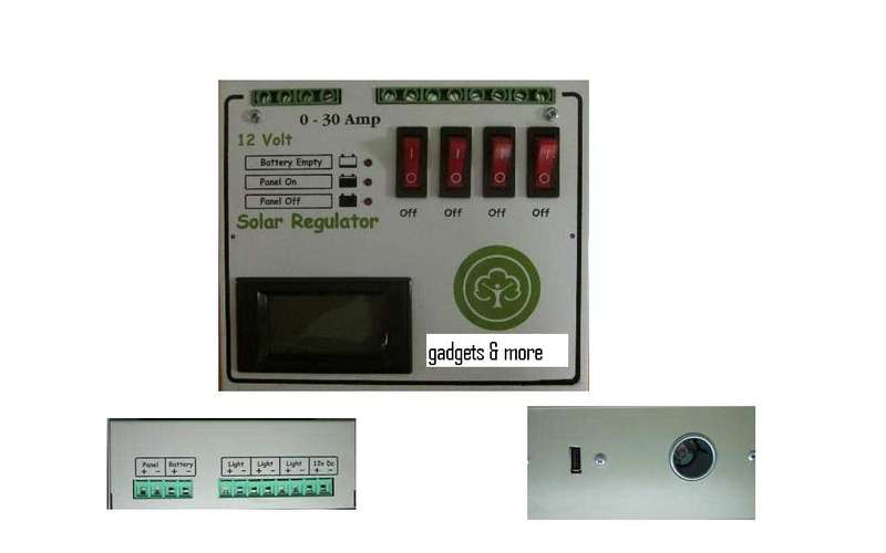 Solar Charge Controller Solar Regulator 12V 30A