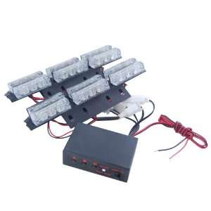 LED Grill Strobing light kit - White,orange,Red colours available