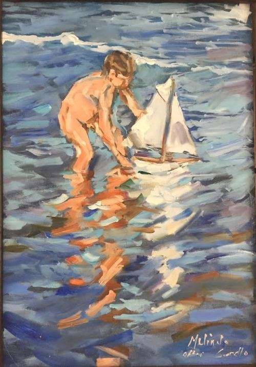 Boy in boat