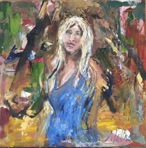 Woman with horse
